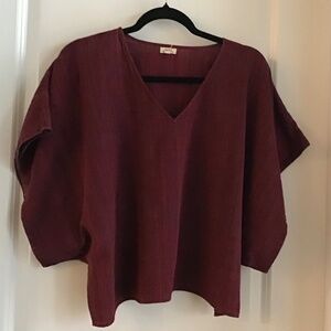 Maiwa top , OS, cropped.